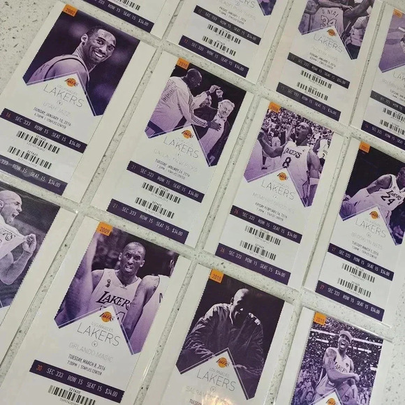 Kobe Bryant Ticket Stub - Final Season - Oct 19, 2015 - Picture 2 of 2
